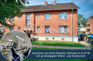 Wohnung kaufen in 23758 Oldenburg, Vermietet mit 6,5% Rendite: Stilvolle 3-Zi-ETWmit großzügigem Wohn- und Essbereich