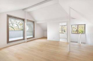 Wohnung kaufen in 14195 Dahlem, Provisionsfrei –Großzügig, modern sanierte Dachgeschoss-Maisonette mit Terrasse über Dahlems Dächern