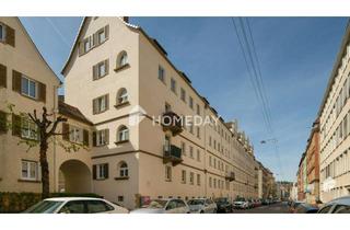 Wohnung kaufen in 70176 West, Gepflegte 2-Zimmer-Wohnung im sanierten Altbau mit Gartenmitnutzung in Stuttgart-West