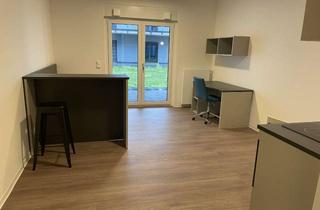Wohnung mieten in Mackestraße 28, 53119 Auerberg, Möblierte und barrierefreie 1-Zimmer Wohnung mit Terrasse in Bonn-Auerberg