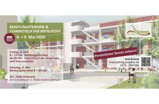 Sozialwohnungen mieten in 63322 Rödermark, Lebendiges Wohnen am Alten Seeweg - 3-Zimmer - private Wohngenossenschaft (Mit "WBS")