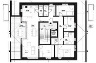Penthouse mieten in Ringstrasse, 84030 Ergolding, Erstbezug: 5-Zimmer Penthouse-Wohnung in Ergolding