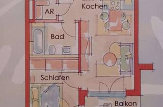 Wohnung mieten in Poppenreuther Straße 46, 90765 Poppenreuth, Helle 2-Zimmer Wohnung mit Balkon im 2. OG in Fürth-Poppenreuth