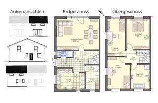 Haus mieten in Vorheide, 15859 Storkow, Energiespar (PV+WP) Doppelhaushälften mit Garten am Wald in Storkow (Mark), 1 km zum See