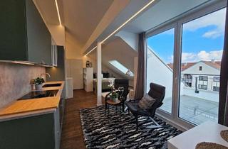 Immobilie mieten in 85716 Unterschleißheim, Lichtdurchflutete, vollmöblierte 1-Zimmer Wohnung mit wunderschöner Dachterrasse in zentraler Lage