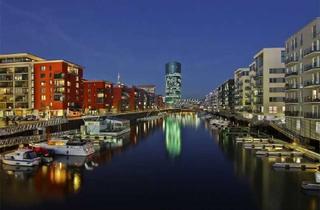 Wohnung mieten in Hafenstraße, 60327 Gutleutviertel, 3-Zimmer Designerwohnung im Neubau (Luxusklasse) direkt am Fluss | Voll möbliert | Sofort bezugsfert