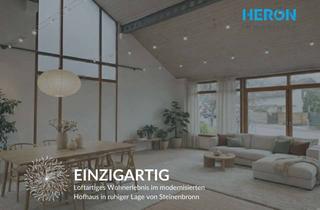 Haus kaufen in 71144 Steinenbronn, EINZIGARTIG – Loftartiges Wohnerlebnis im modernisierten Hofhaus in ruhiger Lage von Steinenbronn