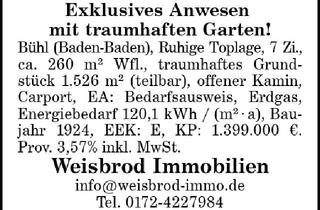 Haus kaufen in 77815 Bühl, Exklusives Anwesen in Bühl