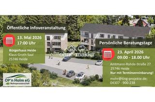 Wohnung kaufen in 25746 Süderholm, Op'n Holm - 4-Zimmer - Süd-West-Balkon - private Wohngenossenschaft