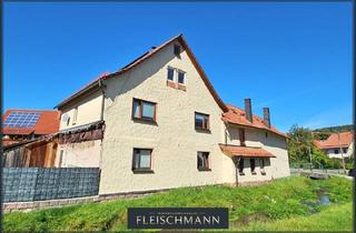 Einfamilienhaus kaufen in 98530 Schmeheim, Schmeheim - Charmantes Fachwerkhaus mit saniertem Wohnbereich, Terrasse und vielfältigem Gestaltungspotenzial