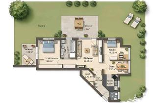 Wohnung kaufen in 78467 Konstanz, Konstanz - Idyllische 3,5-Zi Wohnung mit großem Gartenanteil