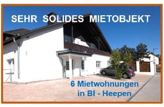 Haus kaufen in 33602 Bielefeld, Bielefeld - IN BI-HEEPEN: SEHR SOLIDES MIETOBJEKT mit 6 Whg. im BEST- ZUSTAND da Komplettsanierung & Umbau in 2012