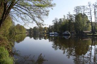 Haus kaufen in 15754 Heidesee, Wassergrundstück mit Bootssteg – Bungalow bei Berlin | provisionsfrei