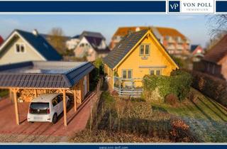 Haus kaufen in 24217 Schönberg, Wochenendhaus im Dänischen Stil in Strandnähe mit neuem Carport und pflegeleichtem Garten