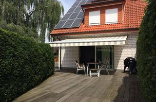 Haus mieten in 32120 Hiddenhausen, Geräumige Doppelhaushälfte, 144 m², 5 Zimmer, Küche, Markise, Ofen, Solarthermie, zentrale Lage