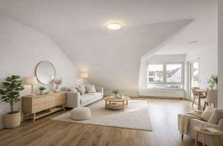 Wohnung kaufen in 64347 Griesheim, Helle 3-Zimmer-DG-Wohnung mit Loggia & neuer Heizung – bezugsfrei ab 01.05.