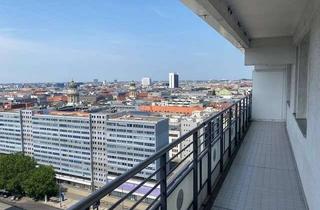 Immobilie mieten in Leipziger Strasse 46, 10117 Mitte, Lichtdurchflutete und ruhige 3-Zimmerwohnung in Mitte mit 13m Balkon & herrlichem Blick über Berlin