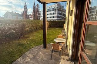 Wohnung kaufen in 86529 Schrobenhausen, Schrobenhausen - Erdgeschosswohnung 1 Zi mit Terrasse und Garten frisch saniert