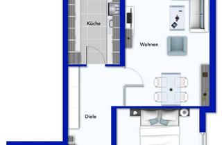 Wohnung kaufen in 68782 Brühl, Sofort bezugsfrei-Moderne Wohnung mit Balkon und Gartenmitbenutzung