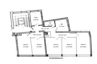 Wohnung mieten in Am Buchenbaum 21, 47051 Dellviertel, Helle WG-Wohnung mit Weitblick in zentraler Lage