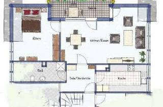 Wohnung mieten in 72488 Sigmaringen, Gepflegte 2,5-Zimmer-Dachgeschosswohnung mit Balkon in Sigmaringen Laiz