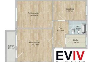 Wohnung mieten in 26506 Norden, IDEAL | 2,5 Zimmer | Tageslichtbad mit Badewanne | Balkon | zentrale Lage