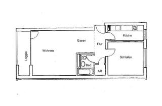 Wohnung mieten in 31812 Bad Pyrmont, Helle 2-Zimmer-Wohnung mit Balkon & EBK in Bad Pyrmont