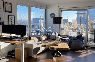 Penthouse mieten in 70567 Stuttgart, Lichtdurchflutete Penthousewohnung im Seepark mit Albblick / Teilmöbilert