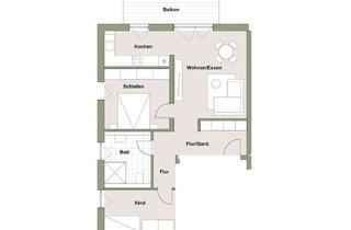 Wohnung kaufen in 76646 Bruchsal, Neubauwohnungen in Heidelsheim – KfW-55 Effizienzhaus, provisionsfrei