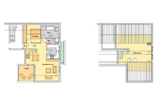 Wohnung mieten in 71272 Renningen, Moderne & Helle Maisonette-Wohnung mit 3 Zimmern, Loggia, Fußbodenheizung und Einbauküche