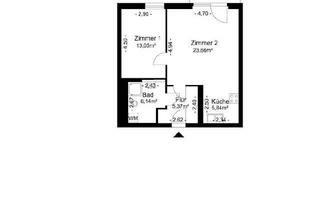 Wohnung mieten in Max-Herrmann-Straße 10, 12687 Marzahn, 2 Zimmer mit Wohnküche und Balkon