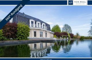 Villa kaufen in 38387 Söllingen, Landhausvilla mit Schwimmteich auf sehr großem Grundstück mit herrlichem Blick in bezugsfertigem Top