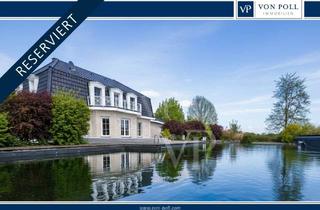 Villa kaufen in 38387 Söllingen, Landhausvilla mit Schwimmteich und Ausblick auf sehr großem Grundstück in bezugsfertigem Topzustand