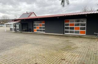 Gewerbeimmobilie kaufen in Theodor Heuss Straße 64, 74855 Haßmersheim, Büro mit Lagerhalle und Freifläche