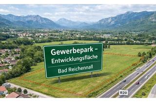 Gewerbeimmobilie kaufen in 83435 Bad Reichenhall, Entwicklungsfläche an der B20: 6.700 m² Gewerbe-Bauerwartungsland, erweiterbar