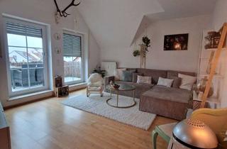 Wohnung kaufen in 86438 Kissing, Attraktive 3,5-Zimmer-Dachgeschosswohnung mit Balkon, Garage und Stellplatz in Kissing