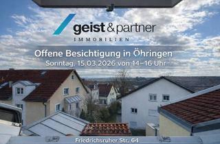 Wohnung kaufen in 74613 Öhringen, Helle 2,5 Zimmer Galerie-Wohnung im Dachgeschoss in Öhringen zu verkaufen mit TG + Außenstellplatz