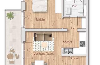 Wohnung mieten in Lucy-Hillebrand-Straße, 74076 Heilbronn, Erstbezug: Neubau 2-Zimmer-Wohnung mit EBK & Süd-Balkon | Neckarbogen