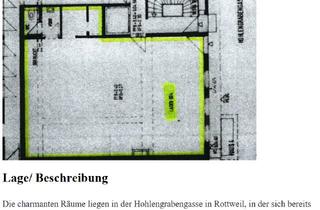 Wohnung mieten in Hohlengrabenstr. 10, 78628 Rottweil, Ladengeschäft z.B. Friseur in Rottweil mit 98 m² Fläche