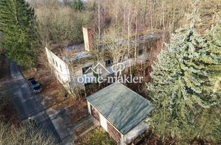 Grundstück zu kaufen in 06502 Friedrichsbrunn, Großes Grundstück in ruhiger Waldrandlage mit Bestandsgebäuden zu verkaufen