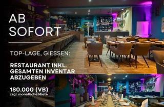 Gastronomiebetrieb mieten in Marktstraße 27, 35390 Gießen, **TOP-LAGE** Gastronomiefläche inkl. Inventar gegen Ablösesumme abzugeben