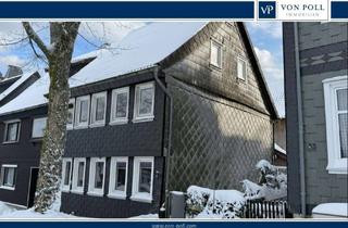 Doppelhaushälfte kaufen in 38678 Clausthal-Zellerfeld, Doppelhaushälfte mit ca. 120 qm Wohnfläche, Garten, Carport und Schuppen in der Buntenböcker Straße