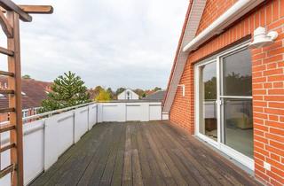 Wohnung kaufen in 28816 Stuhr, Dachgeschosswohnung mit herrlichem Balkon in attraktiver Wohnlage von Stuhr-Moordeich!