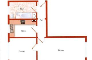Wohnung kaufen in 07778 Lehesten, Lehesten - Vermietete 2- Raum- Wohnung- Kapitalanlage nahe Jena