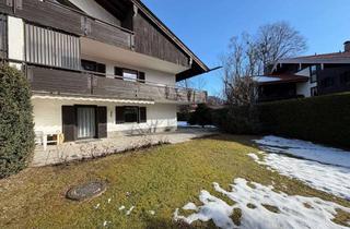 Wohnung kaufen in 83700 Rottach-Egern, Sonnenverwöhnter Rohdiamant: Erdgeschosswohnung mit Riesen-Terrasse in Top-Lage von Rottach-Egern