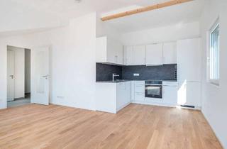 Wohnung kaufen in 85599 Parsdorf, MAIER - Neubau bezugsfertig: 2-Zi-DG-Balkon-WHG mit EBK, TG und Aufzug - WE 9