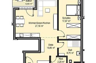 Wohnung kaufen in Wacholderweg, 74653 Künzelsau, NEUBAU Schöne 2-Zimmer-Wohnung in Gaisbach (W3)