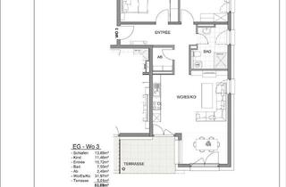 Wohnung kaufen in Pfaffenreuther Straße 4b, 95652 Waldsassen, Erstbezug: Moderne 3-Zimmer-Wohnung mit Balkon in Waldsassen