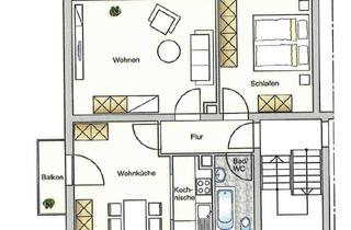 Wohnung mieten in Hans Thoma Straße 13, 78112 St. Georgen, Helle und geräumige 3 Zi. Wohnung mit Balkon in Zentraler Lage
