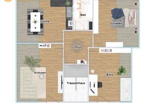 Wohnung mieten in 63110 Rodgau, Einziehen und wohlfühlen! Ruhige DG-Wohnung mit 3 Zimmern in Rodgau Nieder-Roden